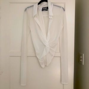 Jacquemus La Riviera Top in White